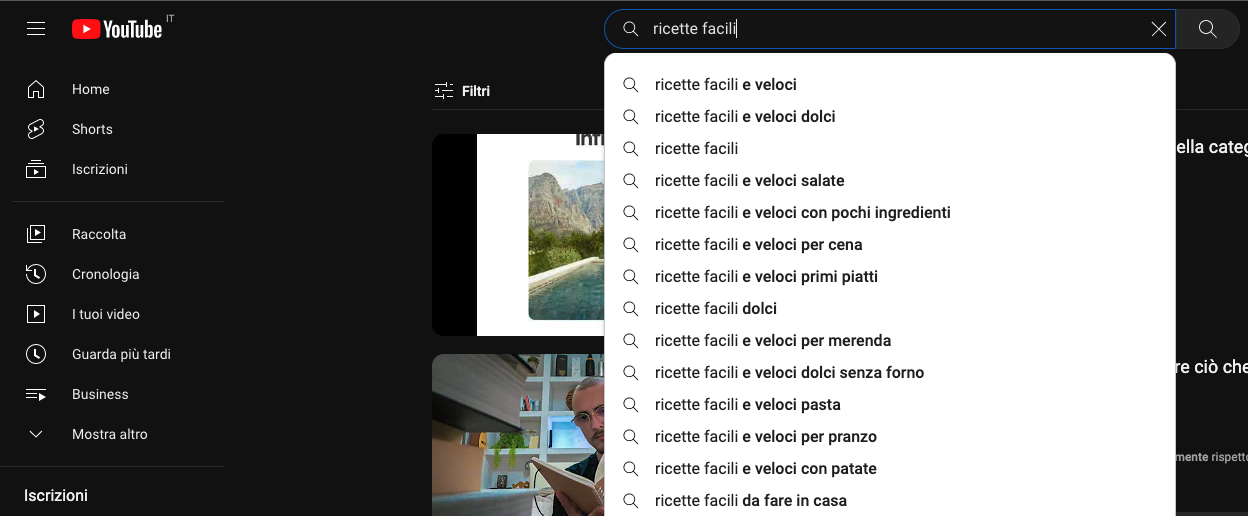 consigli SEO per Youtube, trova le parole chiavedirettamente in youtube consigli SEO per Youtube, trova le parole chiave direttamente in Youtube