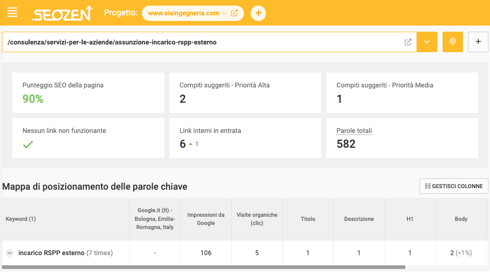 Verifica SEO tecnica Verifica SEO tecnica