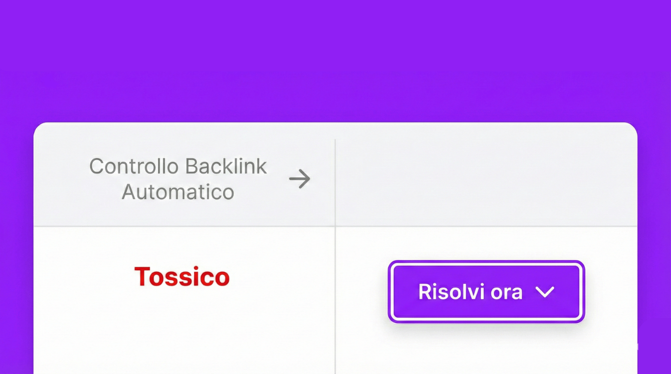 Rileva e Gestisci Backlink Spam con un Solo Click.