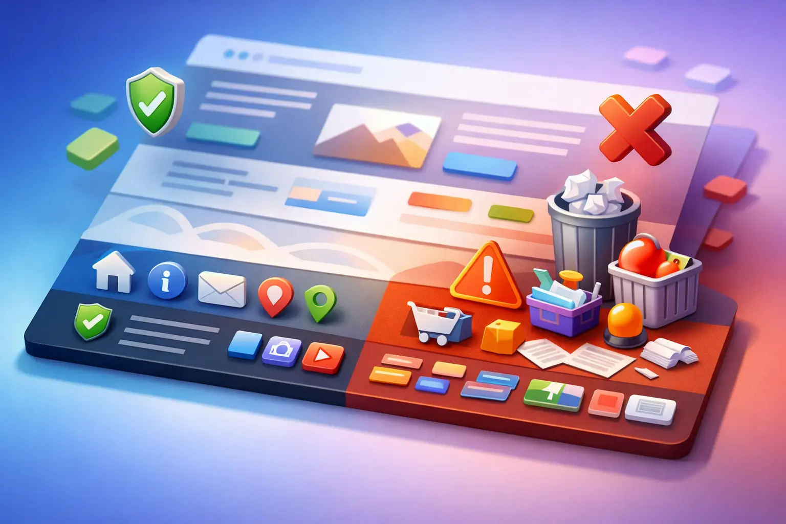 Footer sito: cosa mettere e cosa evitare