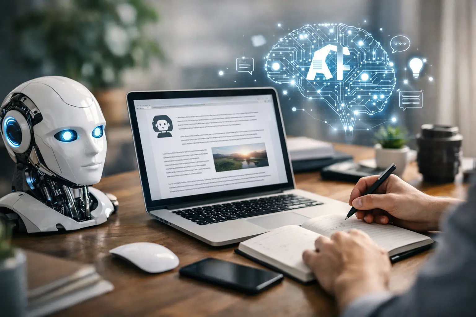 10 migliori generatori di post per blog AI