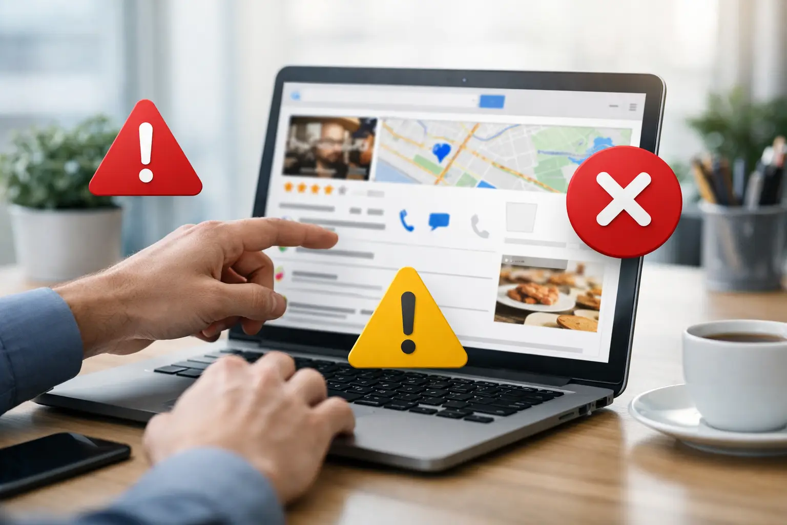 7 errori nelle schede Google da evitare