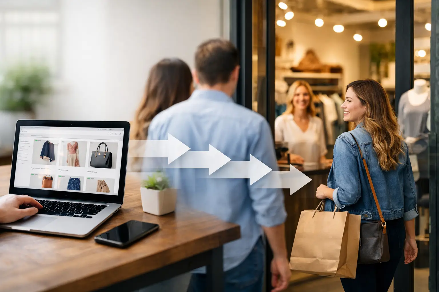 Come portare clienti in negozio dal sito